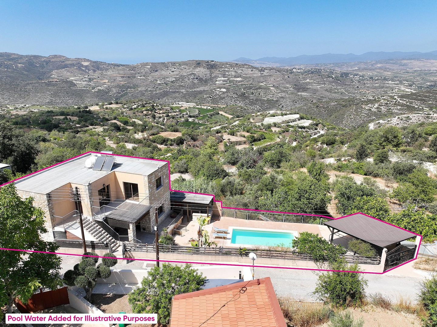 Duplex House with pool in Koili, Paphos – id S4639