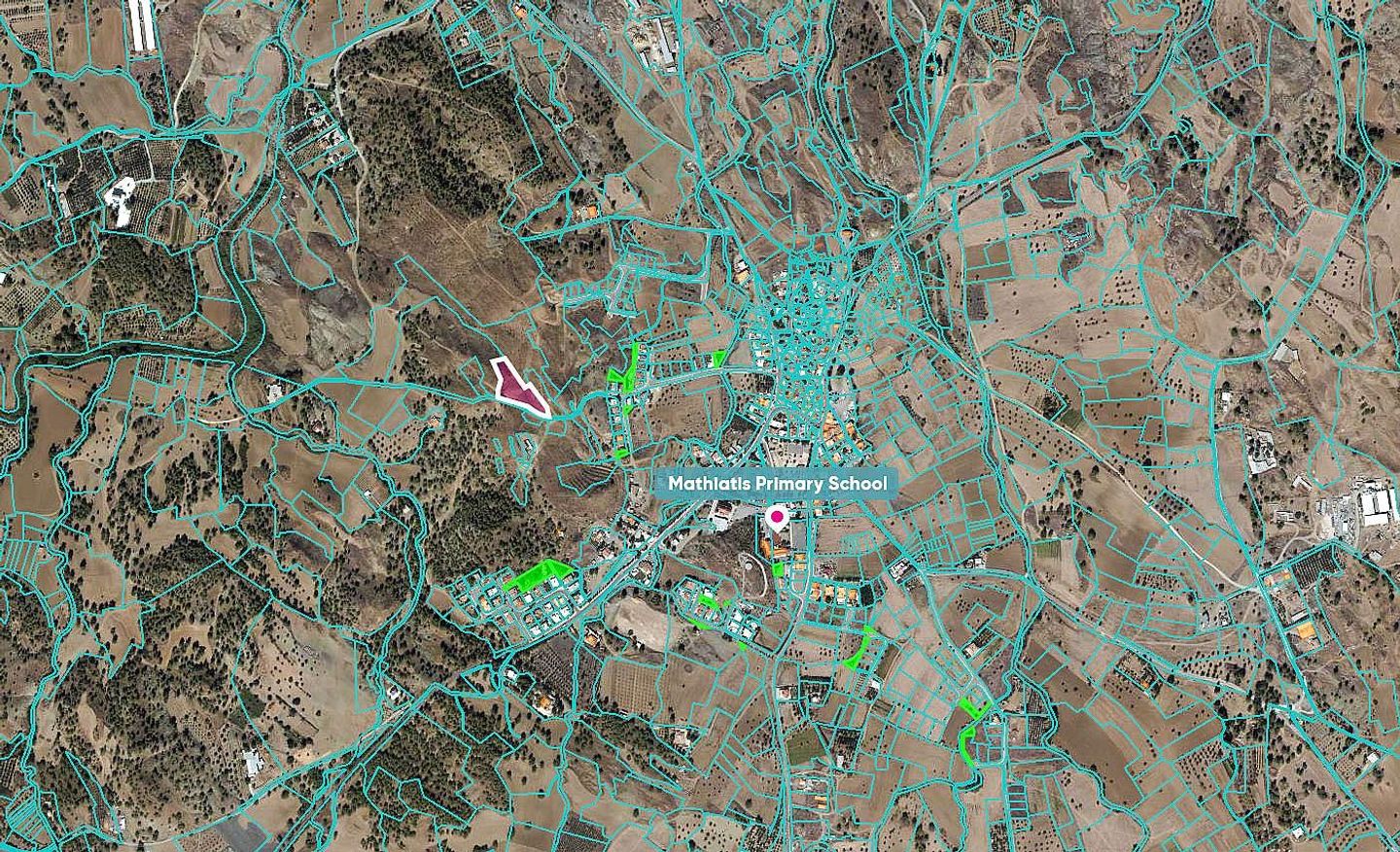 Hillside Residential Field in Mathiatis, Nicosia – id S45837