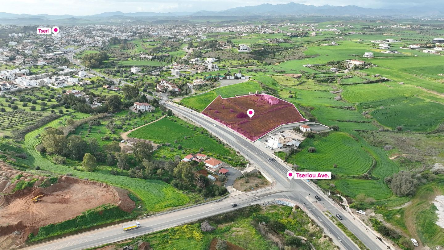 (Share) Dual-Zone Residential/Commercial Land in Tseri, Nicosia – id S46017