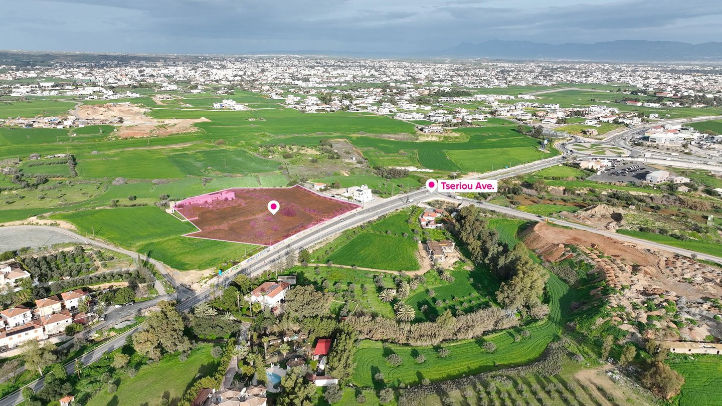 (Share) Dual-Zone Residential/Commercial Land in Tseri, Nicosia – id S46017