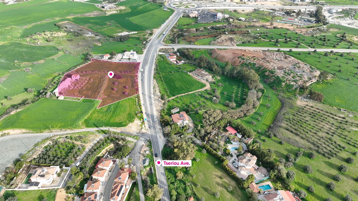 (Share) Dual-Zone Residential/Commercial Land in Tseri, Nicosia – id S46017
