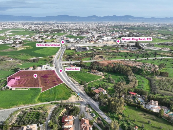(Share) Dual-Zone Residential/Commercial Land in Tseri, Nicosia – id S46017