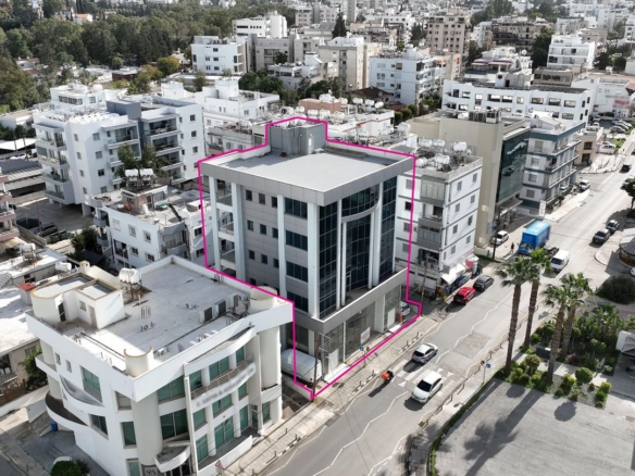 Five-storey incomplete building with a basement in Chryseleousas, Strovolos, Nicosia – id S45994