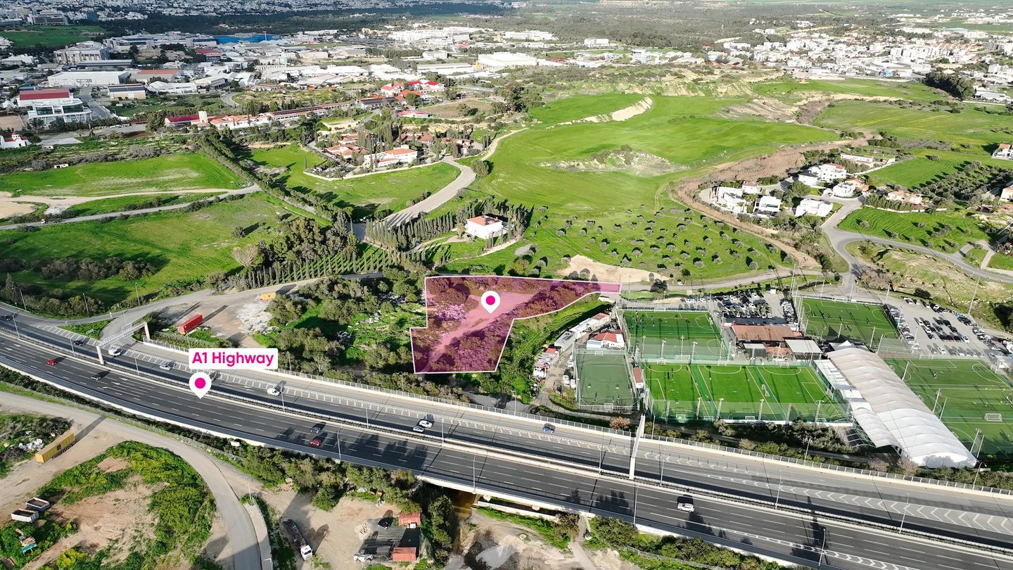 Prime special zone field located in Strovolos, Nicosia, opposite GSP Stadium – id S45996