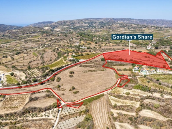 Four shared fields in Polemi, Paphos – id R9085