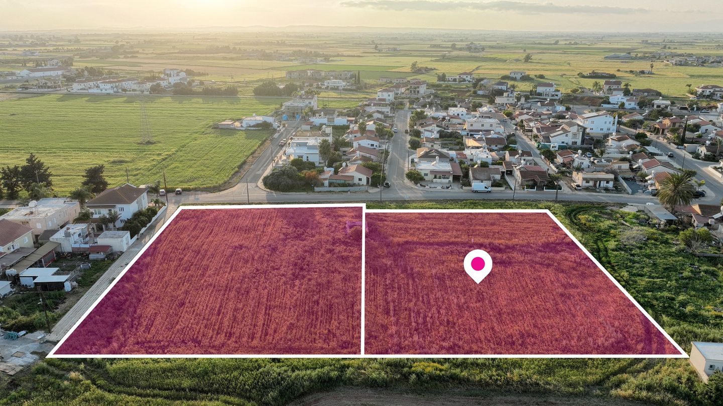 Two Adjacent Residential Fields in Avgorou, Ammochostos – id S30700