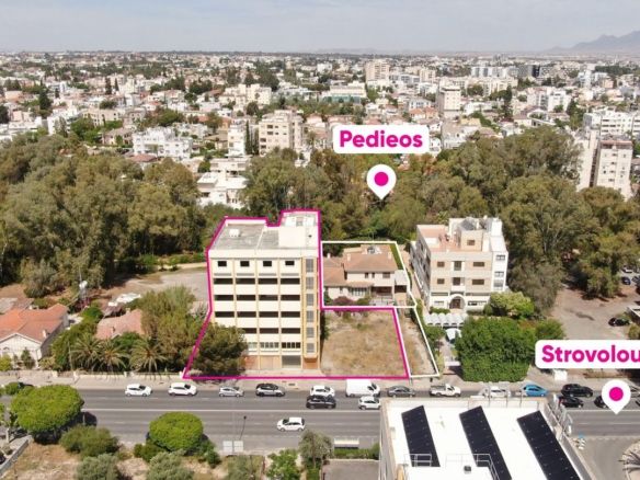 Incomplete six-storey mixed-use building in Strovolou Avenue, Nicosia – id S45443