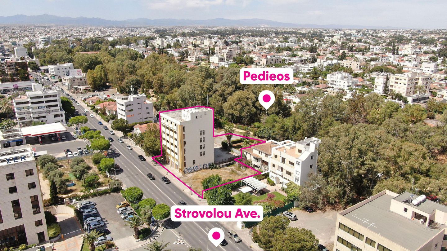 Incomplete six-storey mixed-use building in Strovolou Avenue, Nicosia – id S45443