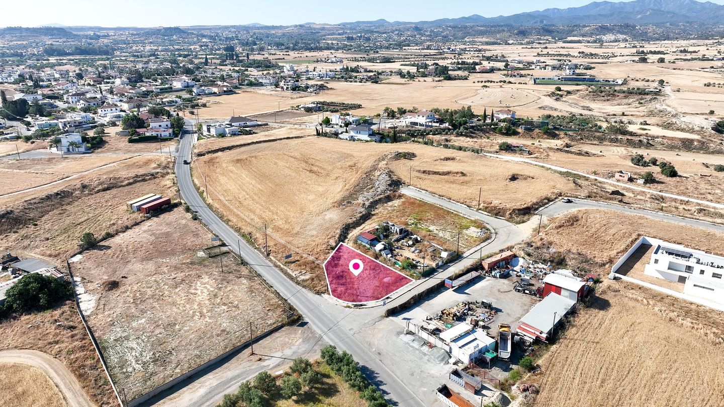 Corner Residential Plot in Ergates, Nicosia – id S32846