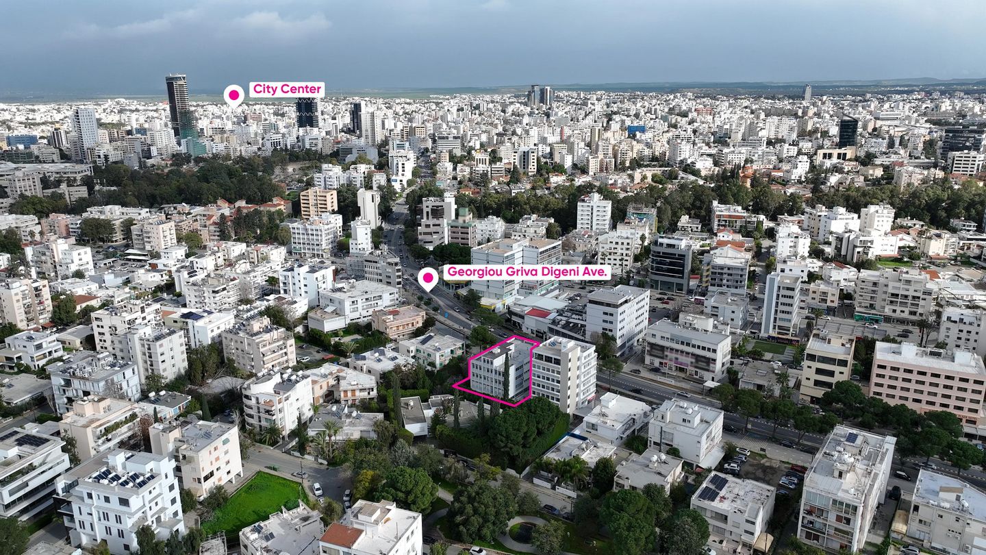 Four-storey building with a basement located in Engomi, Nicosia – id S46000